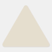 Triangulaire Bone White Triangle Sticker (Devant)