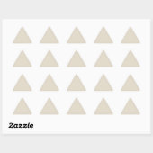 Triangulaire Bone White Triangle Sticker (Feuille)