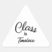 Triangulaire Classe est Sticker intemporel (Devant)