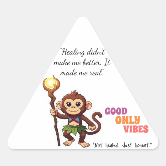 Triangulaire Customizable Apparel Sticker (Devant)