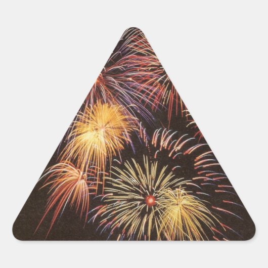 Triangulaire Fireworks - Sticker (Devant)