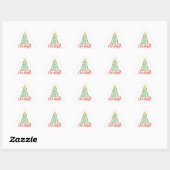Triangulaire Joy Love Peace Believe Sticker - Inspirational (Feuille)