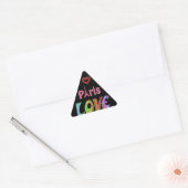 Triangulaire Love Paris Sticker (Enveloppe)