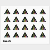 Triangulaire Love Paris Sticker (Feuille)