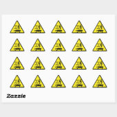 Triangulaire Méfiez-vous du Sticker ALMIGHTY (Feuille)