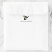 Triangulaire Miel Bee Customisé Insect Art Sticker Bug Étiquett (Sac)