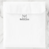 Triangulaire Site d'affaires sur Sticker Triangle Blanc (Sac)