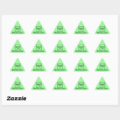 Triangulaire Site d'affaires sur Sticker Triangle Vert clair (Feuille)
