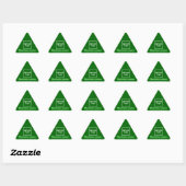 Triangulaire Site Web d'affaires sur Sticker Triangle Vert (Feuille)