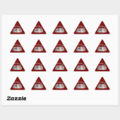 Triangulaire Sticker (Feuille)