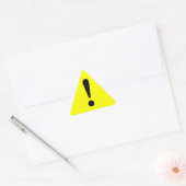 Triangulaire Sticker Attention Sticker Exclamation Équipement d (Enveloppe)