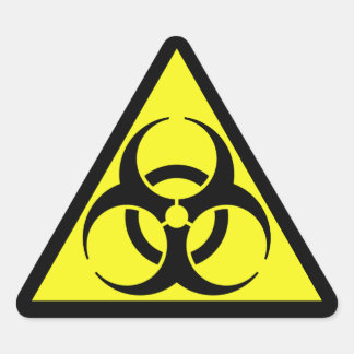 Triangulaire Sticker Biodanger