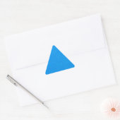 Triangulaire Sticker bleu (Enveloppe)