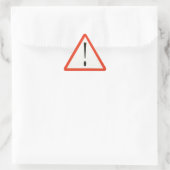 Triangulaire Sticker de panneau de danger (Sac)