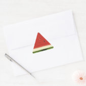 Triangulaire Sticker de pastèque rouge vif (Enveloppe)