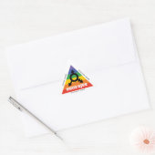 Triangulaire Sticker de sécurité - LGBTQ (Enveloppe)