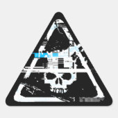 Triangulaire Sticker DIGIstorted (Devant)