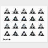 Triangulaire Sticker DIGIstorted (Feuille)