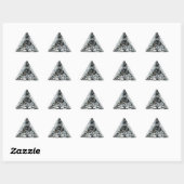 Triangulaire Sticker d'impression en diamant triangle (Feuille)