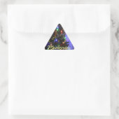 Triangulaire Sticker en sapin de Noël par RoseWrites (Sac)