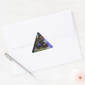 Triangulaire Sticker en sapin de Noël par RoseWrites (Enveloppe)