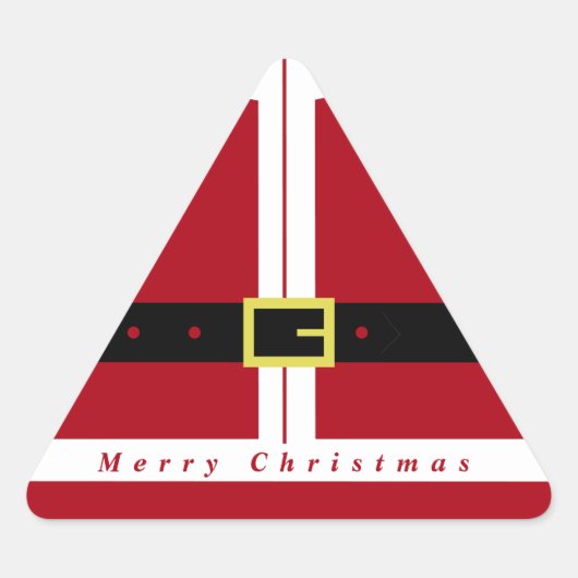 Triangulaire Sticker Joyeux Noël (Devant)