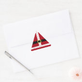 Triangulaire Sticker Joyeux Noël (Enveloppe)