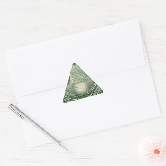 Triangulaire Sticker Killuminati Upside Down Triangle (Enveloppe)