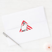 Triangulaire Sticker lapin BunnyLuv 2 (Enveloppe)