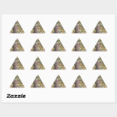 Triangulaire Sticker pour goéland de bébé affamé (Feuille)