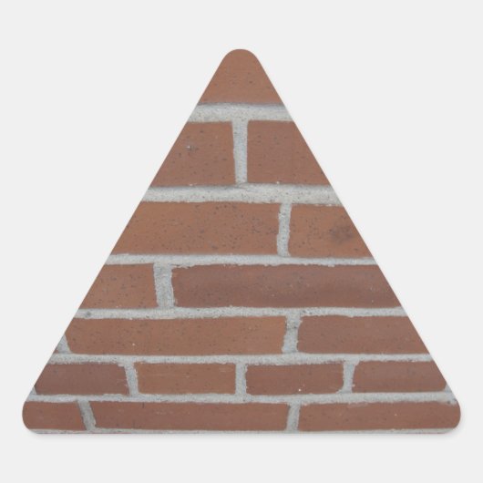 Triangulaire Sticker pour mur de briques (Devant)