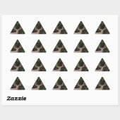 Triangulaire Sticker pour triangle de cerfs (Feuille)