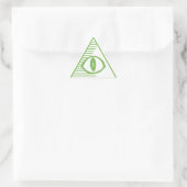 Triangulaire Sticker pour triangle d'oeil Illuminati - Cash Gre (Sac)