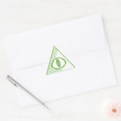 Triangulaire Sticker pour triangle d'oeil Illuminati - Cash Gre (Enveloppe)