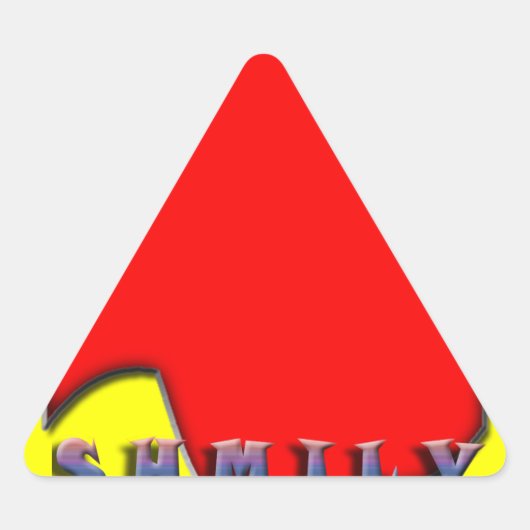 Triangulaire Sticker SHMILY Triangle (Devant)