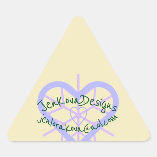 TRIANGULAIRE STICKER TRIANGLE 5JK (Devant)