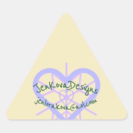 TRIANGULAIRE STICKER TRIANGLE 7JK (Devant)