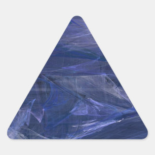 Triangulaire Sticker triangle Abstrait bleu