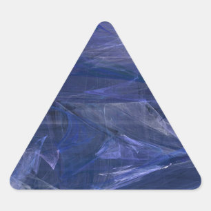 Triangulaire Sticker triangle Abstrait bleu