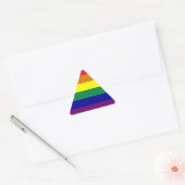 Triangulaire Sticker triangle arc-en-ciel (Enveloppe)