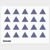Triangulaire Sticker triangle bleu pays (Feuille)