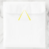 Triangulaire Sticker triangle d'avertissement jaune générique (Sac)