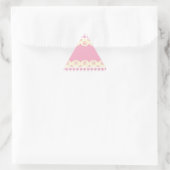 Triangulaire Sticker triangle d'oeillet de coeur rose (Sac)