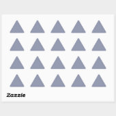 Triangulaire Sticker triangle gris cool (Feuille)