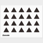 Triangulaire Sticker triangle noir Licorice (Feuille)