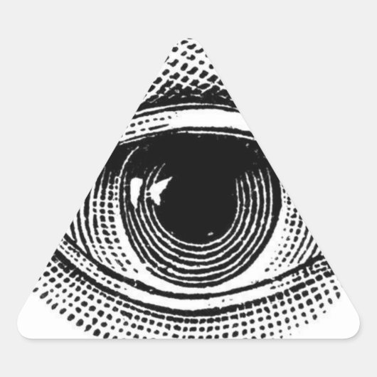 Triangulaire Sticker triangle pour yeux (Devant)