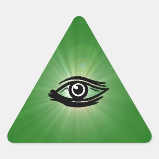Triangulaire Sticker triangle pour yeux (Devant)