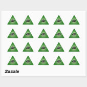 Triangulaire Sticker triangle pour yeux (Feuille)