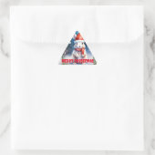 Triangulaire Sticker Triangle Rabbit Joyeux - (Sac)