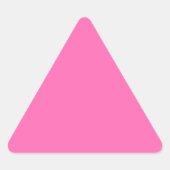 Triangulaire Sticker triangle rose chaud (Devant)